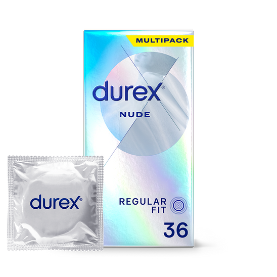 Durex UK Condoms 36 Durex Nude Regular Fit Condoms